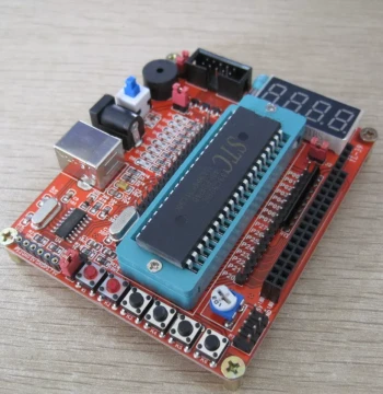 51/AVR Microcontroller Core Development Board STC89C52RC/51MCU Experiment Board/ATMEGA32 Learning Board
