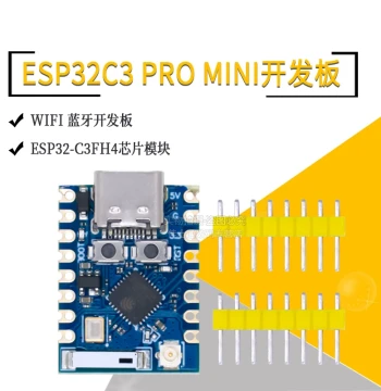 ESP32C3 PRO MINI Development Board with Onboard ESP32-C3FH4 Chip Module WiFi Bluetooth