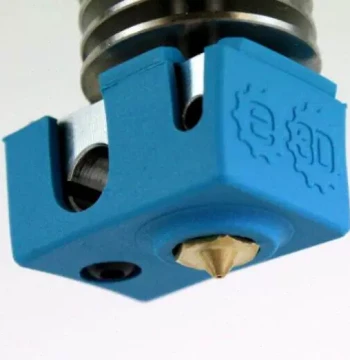 Upgraded V6 Heating Block with High-Temp Silicone Sock, 3D Printer Accessory, 10 TP Aluminum Version