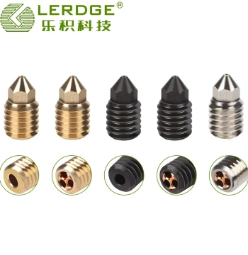 Hardened Steel Nozzle CHT Three-Hole High Flow for Bambu Lab X1C P1S