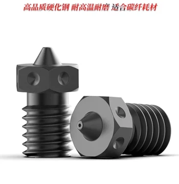 Hardened Steel Nozzle 0.4mm for Carbon Fiber Printing