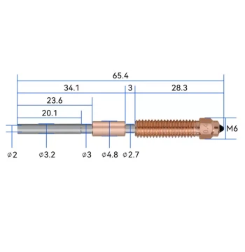 Creality All-in-One Metal Hardened Steel Nozzle and Throat