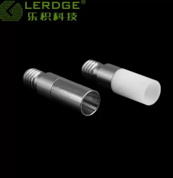 Leji 3D Printing Stainless Steel & Brass M6 Throat Tube, V6 Heating Block, 2-in-1-Out Nozzle Assembly with PTFE Tube