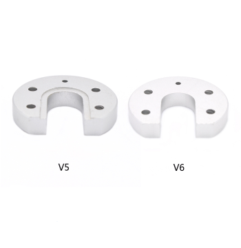 3D Printer Accessories Reprap Kossel V5/V6 Hot End Round Fixed Aluminum Plate Sandblasted Oxidized