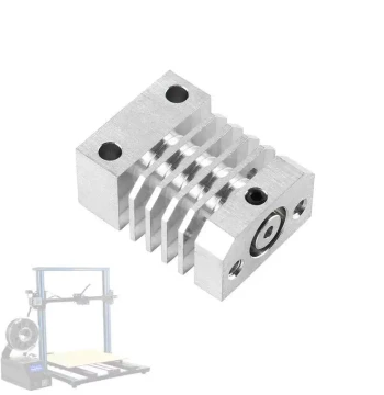 CR-10 Hotend Extruder Metal Heatsink Block Fixed Aluminum Cooling Fins and Tubes 3D Printer Upgrade Parts