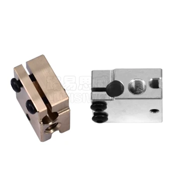 3D Printer Accessories E3D Quick Nozzle Kit Volcano Hotend Extruder Head Brass Aluminum Heater Block PT Version