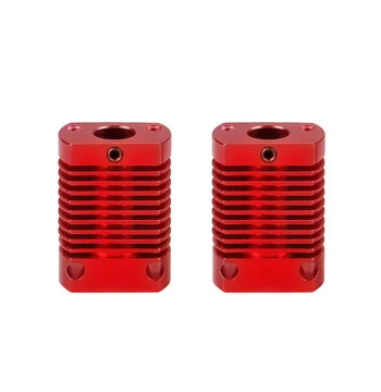 New CR10 Red Extruder Heat Sink, Heating Block, Throat Tube, Extruder, 3D Printer DIY Accessories Metal