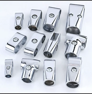 25/32mm Stainless Steel Round Tube Connector Display Rack Floor Standing Clothes Drying Rack Sunning Rod Flower Stand Two-Way Three-Way Joint