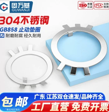 304 Stainless Steel Tab Washers for Round Nuts Locking Washers Iron Black Six-Claw Crab Locking Tabs GB858