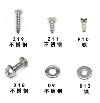 Stainless Steel Self-Tapping Screws, Nuts, Fine Thread Anti-Slip Interlocking Kit, and Washers