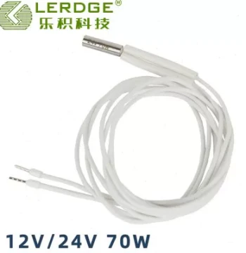 24V High-Power Cartridge Heater 70W Version 20mm for 3D Printer Hotend (Also Compatible with 12V)