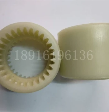 Free Shipping NL Nylon Coupling Internal Gear Sleeve Injection Molding Machine Shaft Coupler S M-34 36 38 42 45 Coarse/Fine Thread
