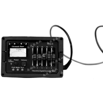 Guitar Pickup Segment Pickup Q with 12-Tone Equal Temperament Tuner 5-Band Pickup Electro-Acoustic Guitar