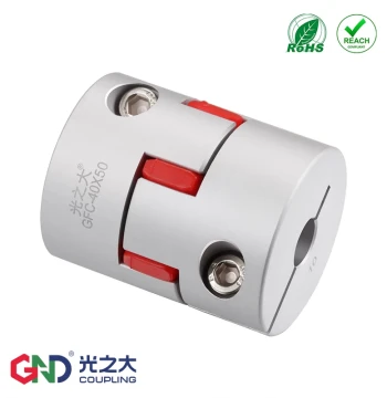 Guangzhida Star Claw Spider Coupling Elastic High Torque Servo Motor Screw Shaft Connector GFC