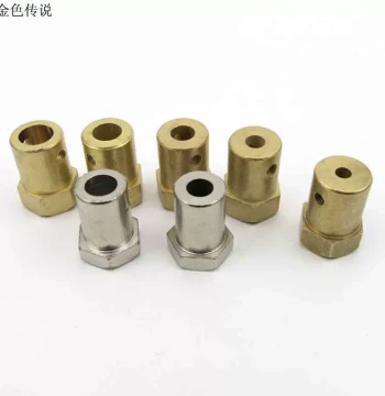 Hexagonal Coupling Tire Connector Shaft Coupler Hardware Metal Parts DIY Handmade Accessories
