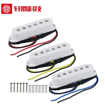 Single Coil Electric Guitar Pickup SSS Fender Q Style Noiseless Universal Type
