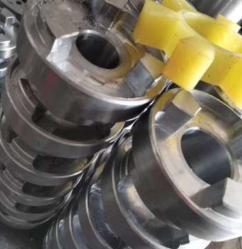 Three-Jaw Coupling for Pumps, No. 45 Steel Claw-Type Elastic Coupling, Direct Manufacturer with Custom Processing