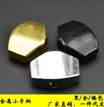 Acoustic Folk Guitar Metal Tuner Button Handle Caps Knobs Machine Heads Tuning Pegs Latches Small Square Handles