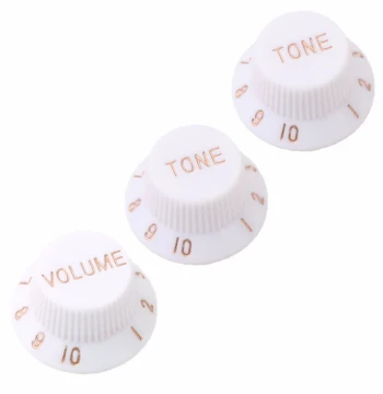 SQ ST Fender Style Electric Guitar Volume Knob Tone Potentiometer Cap Sound Level Control Adjustment Knob