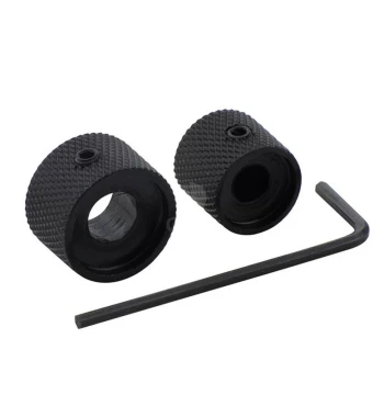 Potentiometer Knob Cap for Electric Guitar and Bass, Metal Double-Layer Tone and Volume Control, Professional Accessories Collection