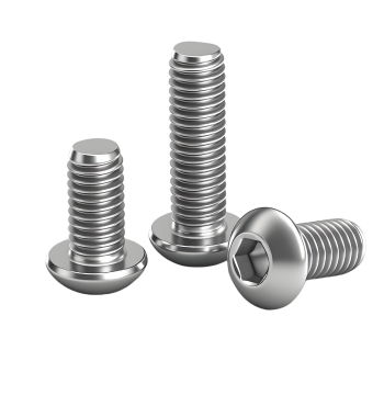 201 Stainless Steel Button Head Socket Screws Round Pan Mushroom Head M3 M4 M5 M6 M8 M10 M12