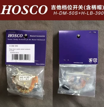 Japan-made HOSCO H-DM-50S Electric Guitar/Bass 5-Way Selector Switch with Tip Cap