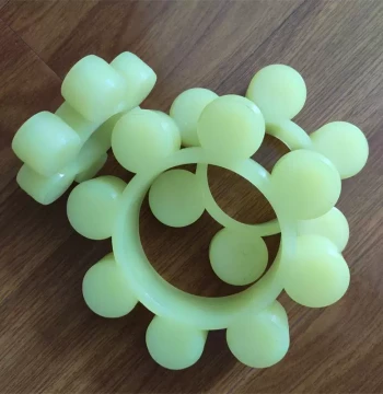 ML Plum Elastic Coupling Buffer Pad Body, 8-Lobe MT Type Polyurethane Elastic Block, 6-Hex Plum Pad