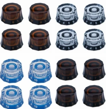LP Electric Guitar Knob Cap, Tone Volume Adjustment Knob, Dodecagonal Acrylic Material, EPI Switch Cap