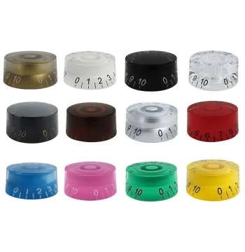 FLEOR Electric Guitar LP Barrel Straight Knobs EPI Potentiometer Volume/Tone Control Caps Free Shipping