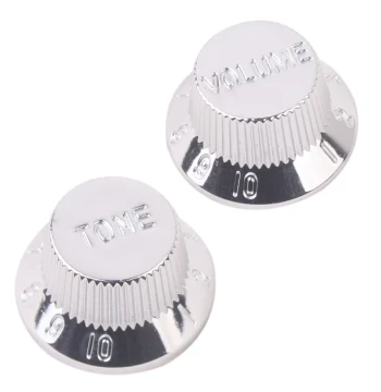 ST SQ Fender Electric Guitar Volume Tone Knob Potentiometer Caps Metal Tuning Control Knob Accessories