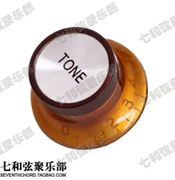 ST SQ etc. Electric Guitar Volume Knob Tone Knob TONE Potentiometer Cap Aluminum Sheet Knob Coffee Brown