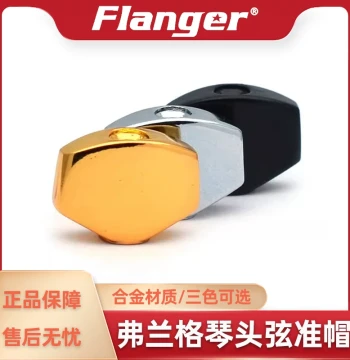Flanger Headstock Tuning Peg Knob Caps for Electric & Acoustic Guitars - String Winder Buttons & Instrument Accessories