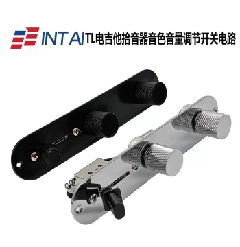 INTAI Electric Guitar Switch Circuit Control Board Integrated Kit TL Position Potentiometer Knob Cap Slotted Type
