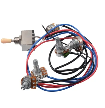 LP Electric Guitar Wiring Harness Assembly, Gibson 3-Way Circuit Upgrade Modification Parts, Potentiometer Selector