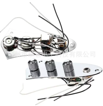 Musical Instrument Accessory Chrome Guitar Pull-Potentiometer Metal Plate