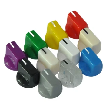 19×15mm Splined Shaft Knob Amplifier Audio Potentiometer Rotary Switch Cap Guitar Volume Control Knob