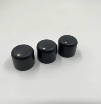 Electric Guitar Bass Electronic Caps Volume Tone Knobs Solid Wood Ebony Brass Core Potentiometer Caps