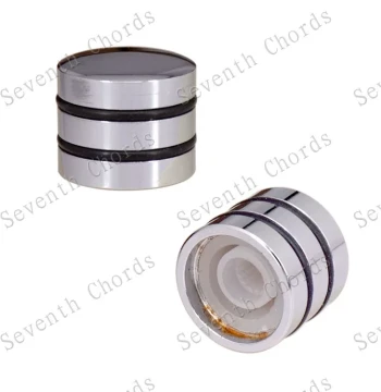 Metal Electric Guitar Volume Knob, Electric Bass Volume and Tone Potentiometer Cap Model ZL02