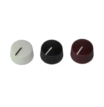 20×12mm Plastic Knob Tube Amp Power Amplifier Audio Potentiometer Switch Cap Guitar Volume Adjustment Round Knob