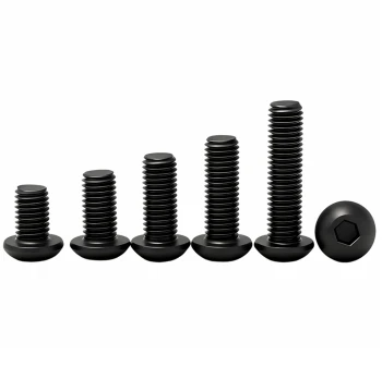 Grade 10.9 M4 M5 M6 M8 M10 High Strength Button Head Hex Socket Screw Mushroom Head Screw Pan Head ISO7380