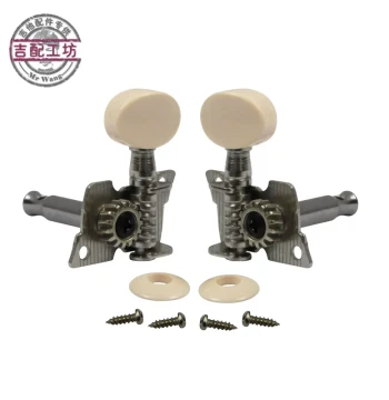 Folk Guitar Tuning Pegs - Open-Style Plastic Knob Caps for String Tuning, String Winders, Stringers & Locking Devices