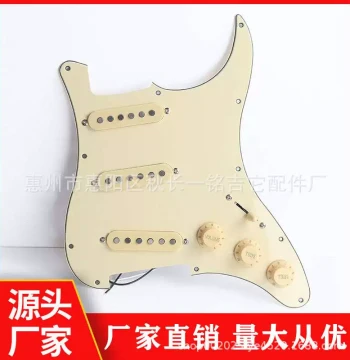 Electric Guitar Accessories ST-3S Three Single Coil Panel with Alnico Pickup Wiring Assembly Manufacturer Electric Guitar