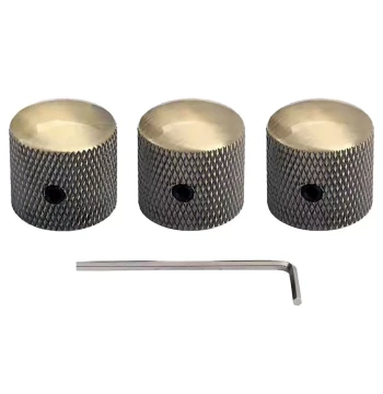 Brand New Electric Guitar Perforated Metal Knob Potentiometer Caps, Volume and Tone Caps, Bass Volume and Tone Knobs
