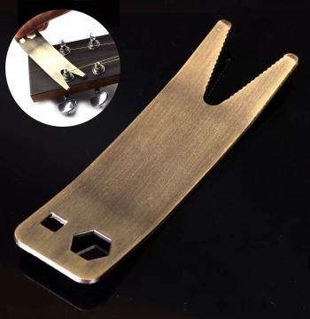 Guitar/Bass Multi-Function Repair Wrench, Potentiometer Cap Removal and Extraction Tool, 3-Way Switch Nut Wrench Set