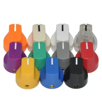 16×15mm Plastic Knob for Tube Amplifier Potentiometer Rotary Switch Cap, Guitar Volume Control Knob
