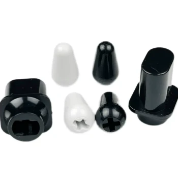 USA-Made Electric Guitar Selector Switch Caps - Plastic Toggle Switch Caps Compatible with CRL and OAK