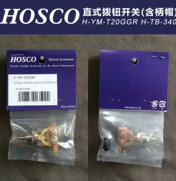 Japan-made HOSCO H-YM-T20GGR Electric Guitar/Bass 3-Position Toggle Switch with Handle and Cap