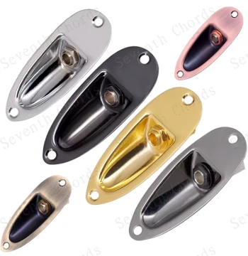 SQ ST Electric Guitar Boat-Shaped Output Jack Socket Connector Hole