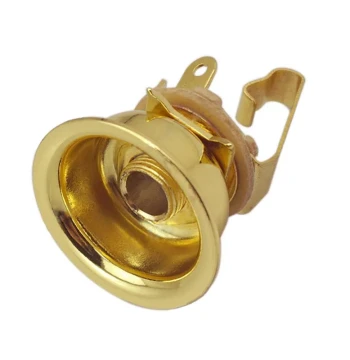 Round Electric Guitar Jack Audio Output Socket Connector for American, Mexican, Japanese, and Chinese Fender Models