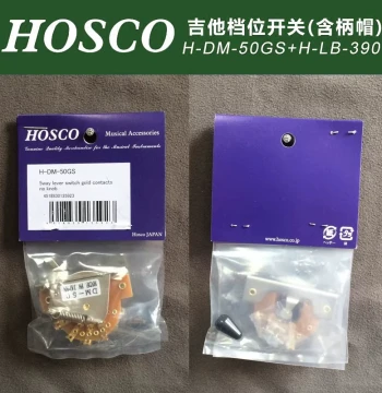 Made in Japan HOSCO H-DM-50GS Electric Guitar/Bass 5-Way Selector Switch with Handle and Cap